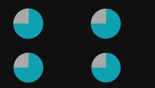 图表、饼图、Precentage、圆圈高清在线视频素材下载