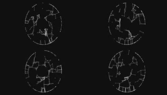 点，抽象，图案，形成高清在线视频素材下载