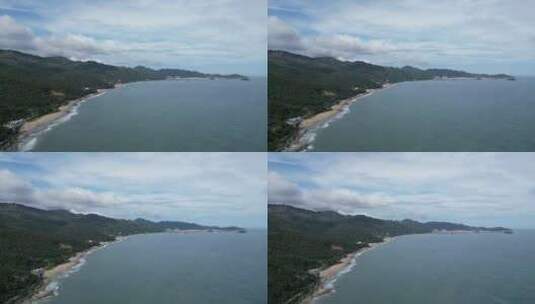 广东汕头南澳岛十里银滩高清在线视频素材下载