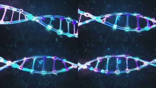 科技 DNA 双螺旋 基因素材 基因编辑高清在线视频素材下载