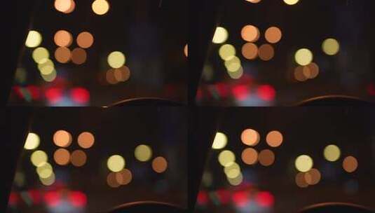 夜晚光晕光斑效果画面高清在线视频素材下载