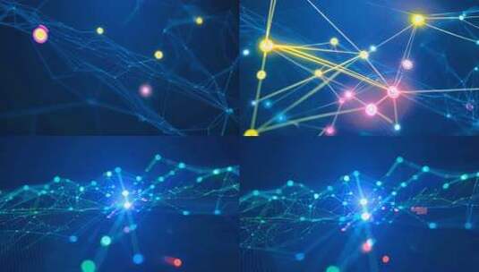 社交网络 物联网 生成式AI大模型区块链高清在线视频素材下载