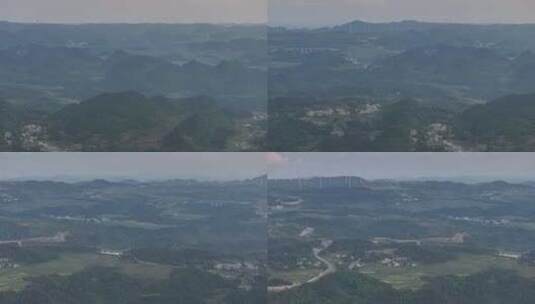 贵州龙里油画草原航拍高清在线视频素材下载