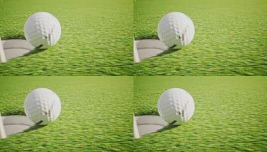 【正版素材】高尔夫进洞高清在线视频素材下载