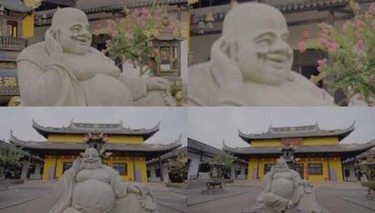「有版权」原创弥勒佛雕像合集4K高清在线视频素材下载