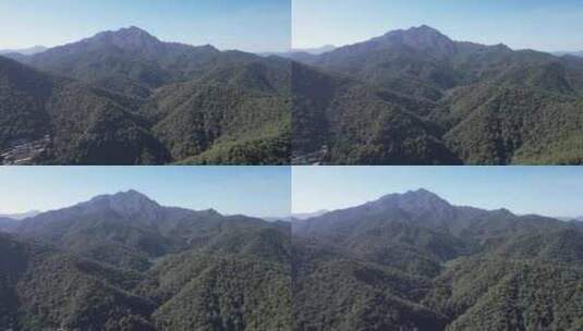 祖国大好河山肇庆鼎湖山5A景区蝴蝶湖航拍高清在线视频素材下载