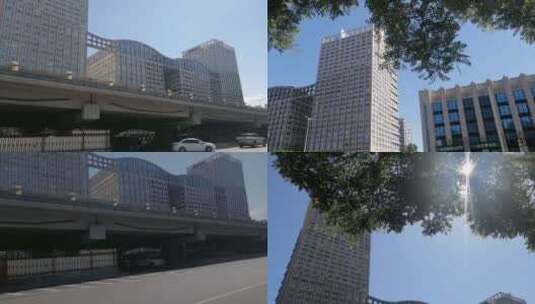 北京SOHO现代城 城市建筑 城市风光高清在线视频素材下载
