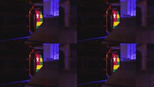 多哥国旗过渡高清在线视频素材下载