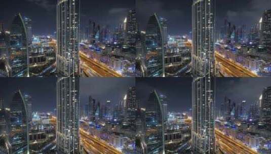 4K大气城市夜景高清在线视频素材下载