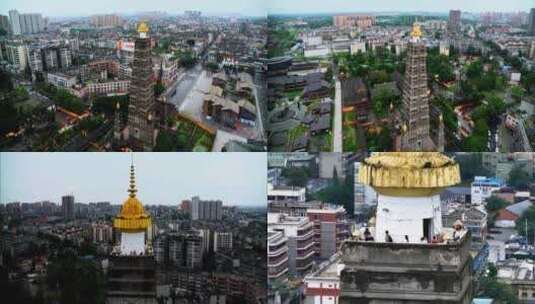 龙兴寺(4K)高清在线视频素材下载