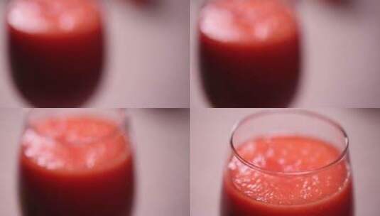 番茄西红柿果汁 (10)高清在线视频素材下载