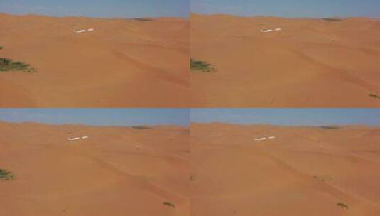 内蒙古阿拉善盟腾格里沙漠风光高清在线视频素材下载