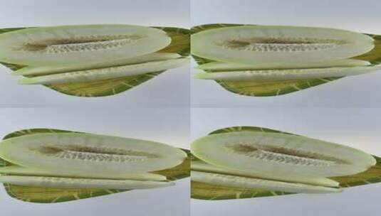 白蜜瓜4K实拍视频高清在线视频素材下载