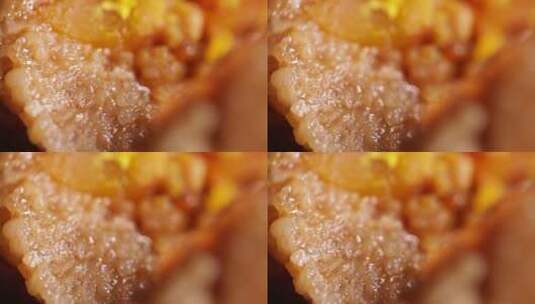 糯米肉粽烧肉粽子高清在线视频素材下载