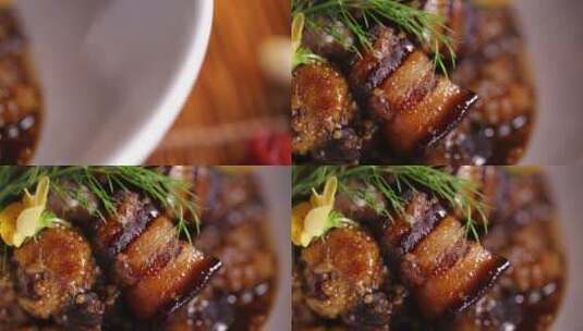 肉汤糯米饭高清在线视频素材下载