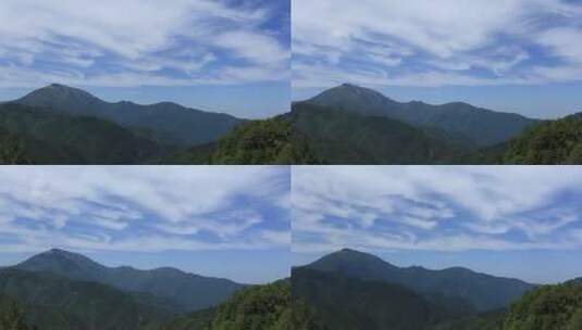 宣传片大气绿色和谐秦岭森林延时摄影实拍高清在线视频素材下载