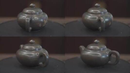坭兴陶 茶具高清在线视频素材下载