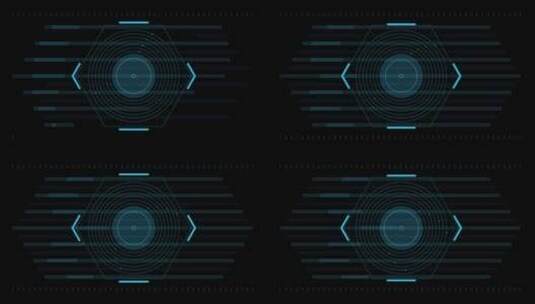 科技风格HUD屏幕UI设计合成叠加素材 (12)高清在线视频素材下载