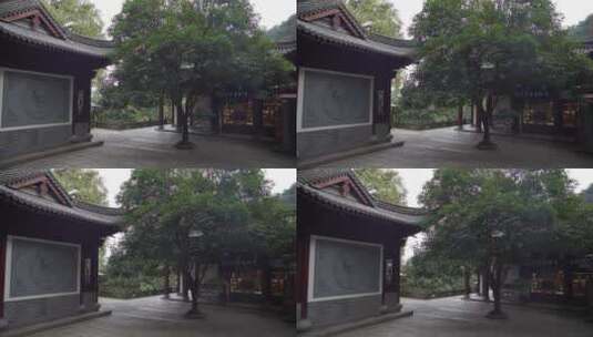 杭州飞来峰韬光寺风景高清在线视频素材下载