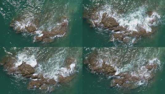 海浪升格慢镜头高清在线视频素材下载