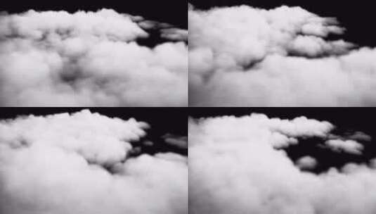 【Alpha通道】环境烟雾白色云海延时动画高清在线视频素材下载