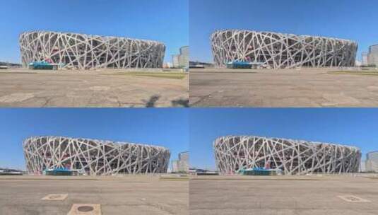 北京鸟巢体育场高清在线视频素材下载