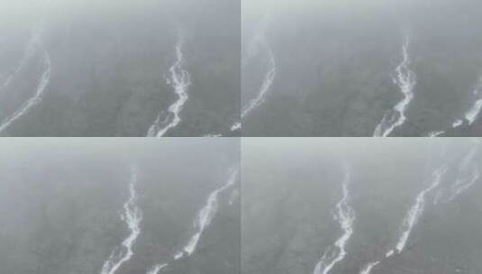 云南冰湖瀑布高清在线视频素材下载