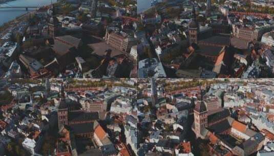 拉脱维亚里加市高清在线视频素材下载