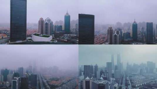 上海航拍空镜高清在线视频素材下载