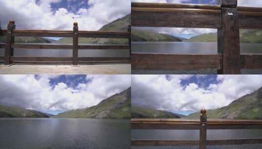 康定湖光山色高清在线视频素材下载