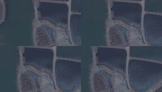 航拍保定市白家湾公园上空高清在线视频素材下载