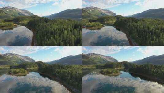 湖面景观高清在线视频素材下载