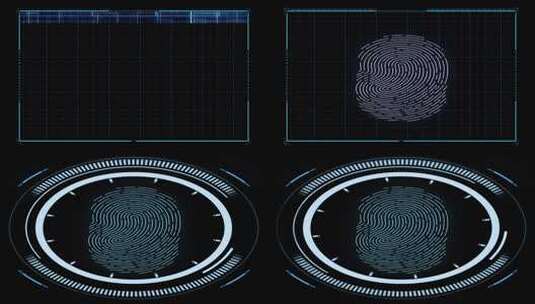 两款指纹扫描高清在线视频素材下载