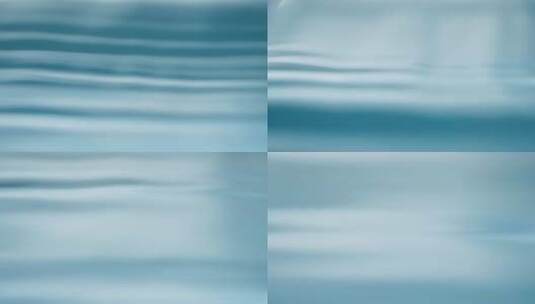 蓝色自来水面波纹波浪实拍空镜头高清在线视频素材下载