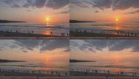 海边日出太阳升起延时高清在线视频素材下载