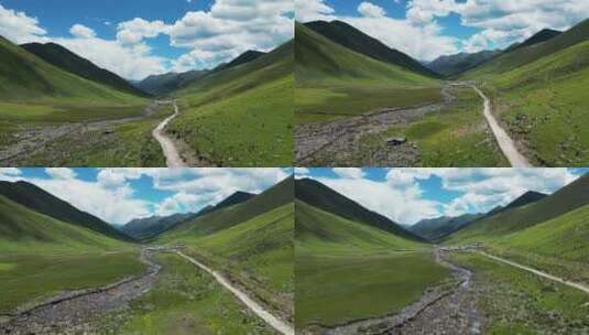 新疆风光伊犁那拉提草原高清在线视频素材下载