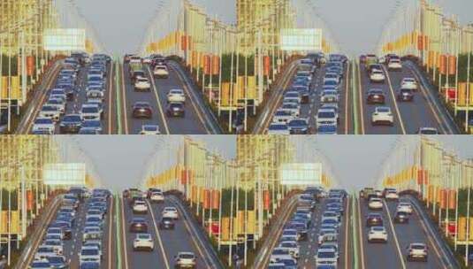 城市道路交通拍摄高清在线视频素材下载