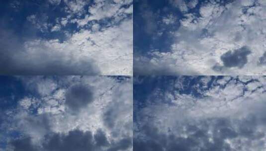 摄影白天的天空与蓬松的云视频循环高清在线视频素材下载