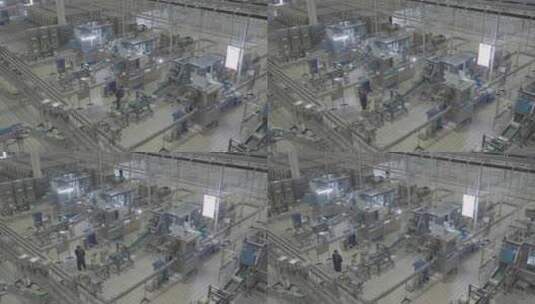 牛奶生产线 蒙牛工厂高清在线视频素材下载