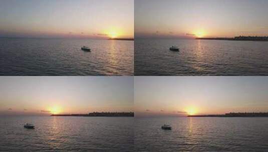埃及 赫尔格达 红海日出高清在线视频素材下载