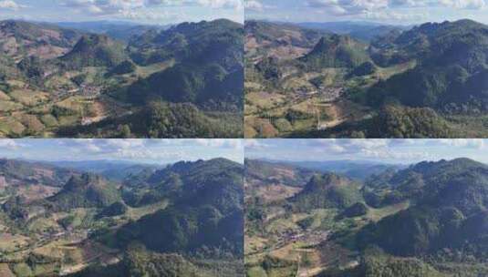 泰国北部的山脉。高清在线视频素材下载