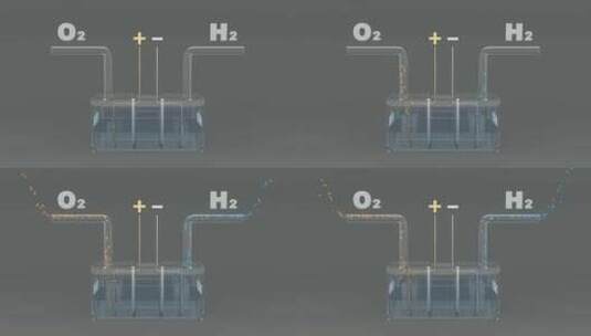 氢是通过电解水产生的_4K高清在线视频素材下载