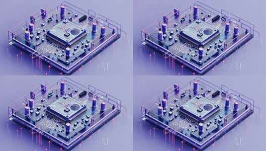 芯片半导体 集成电路高清在线视频素材下载