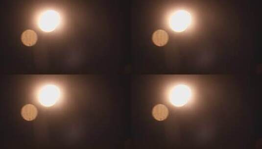 夜晚光晕光斑效果画面高清在线视频素材下载