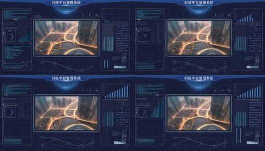 4K科技界面AE模板高清AE视频素材下载