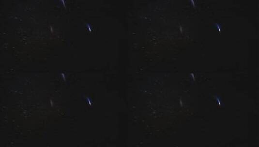 夜空流星划过场景高清在线视频素材下载