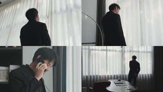 焦虑的商务人士公司经济问题高清在线视频素材下载