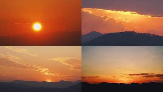 【合集】日出日落晚霞夕阳自然风光风景高清在线视频素材下载