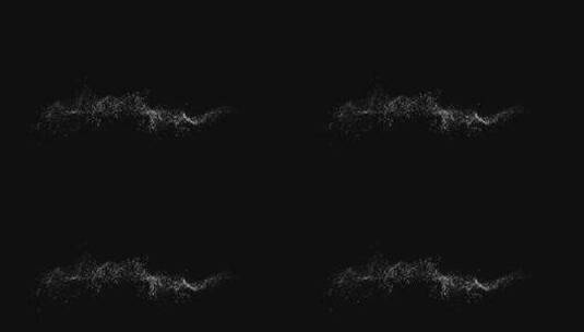 黑色背景粒子特效素材高清在线视频素材下载