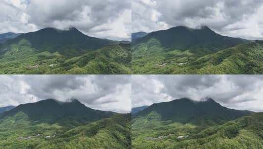 航拍海南五指山景区高清在线视频素材下载